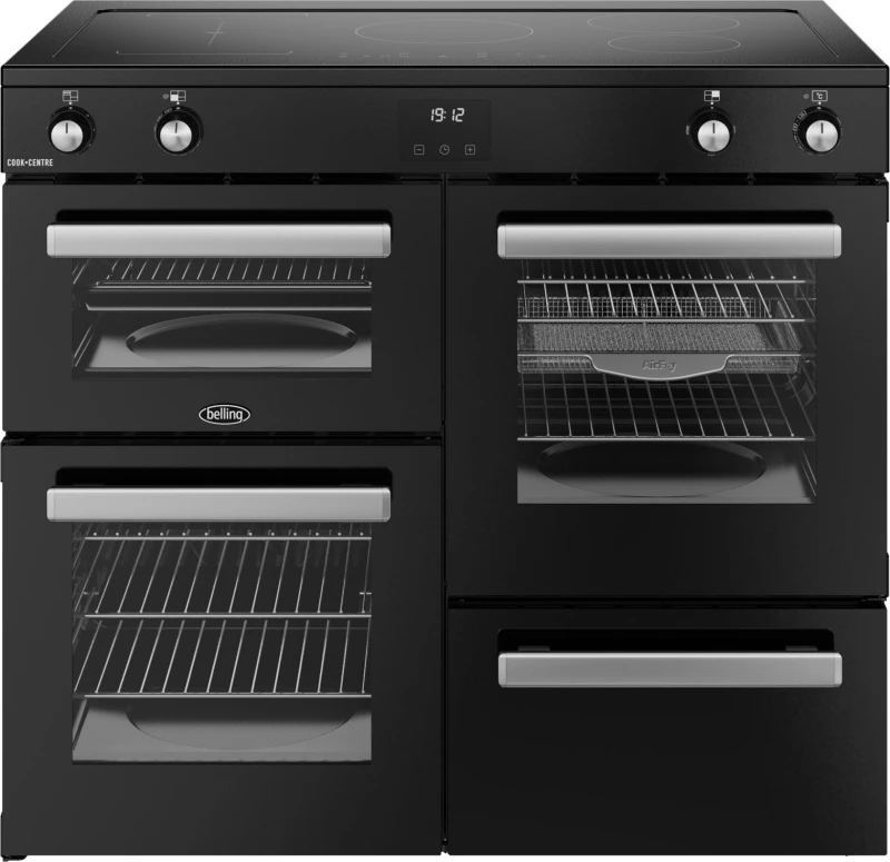 Image of Belling BEL RCA COOKCENTRE 100EI BLK 11801 100cm Induction Range Cooker - BLACK BEL RCA COOKCENTRE 100EI BLK