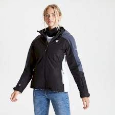 Image of Dare 2B 'Radiate' Waterproof Insulated Hooded Ski Jacket - 6 - black