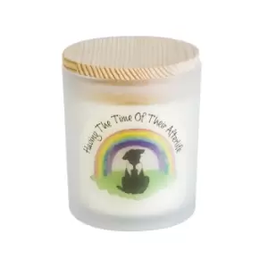 Image of Rainbow Bridge Friends Dog Candle