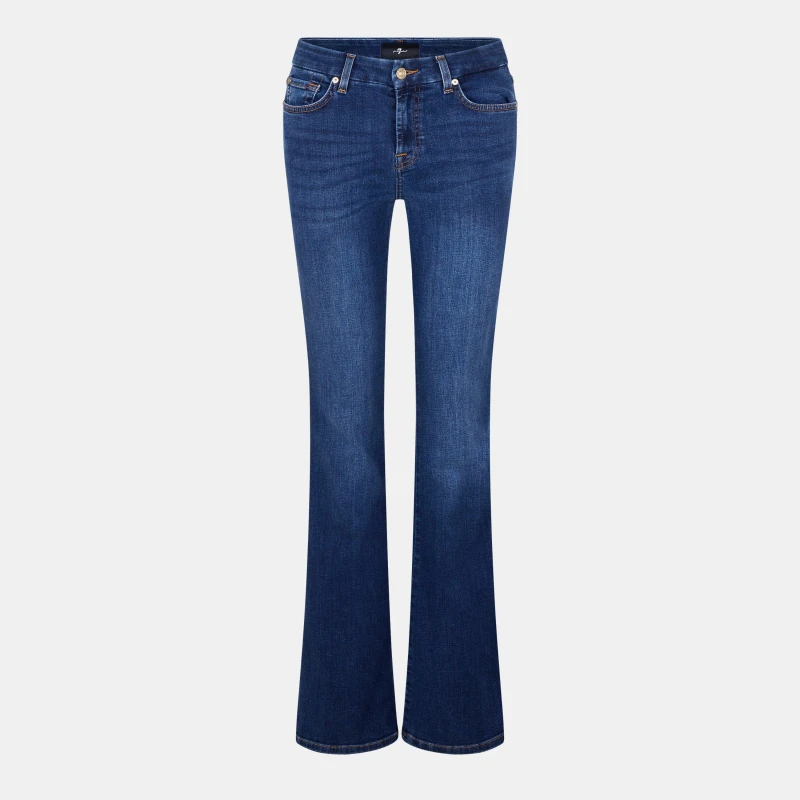 Image of 7 For All Mankind Womens Bootcut Jeans Dark Blue female 26 L30