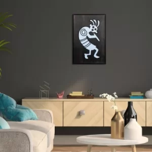 Image of Yamac Multicolor Decorative Wooden Wall Accessory