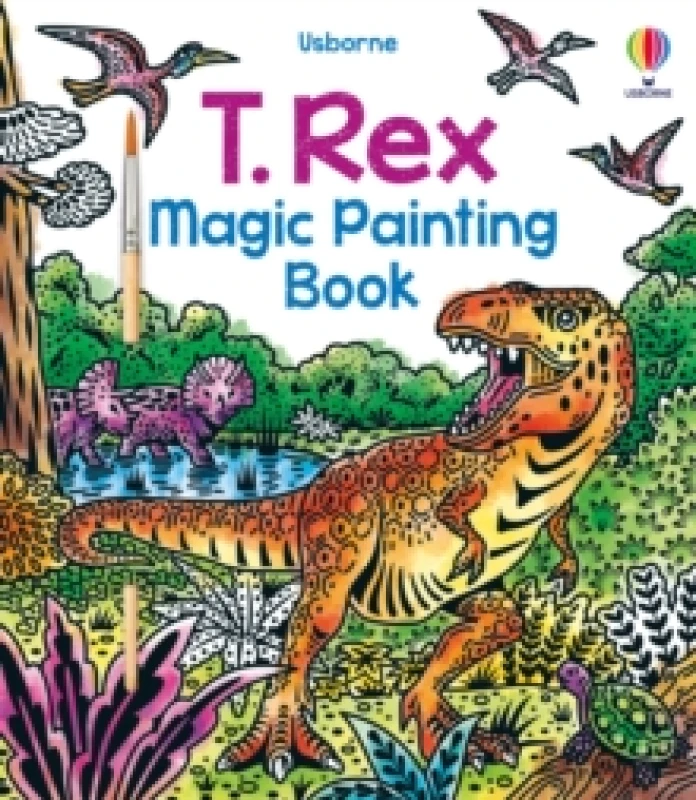 Image of T. Rex Magic Painting Book Paperback / softback
