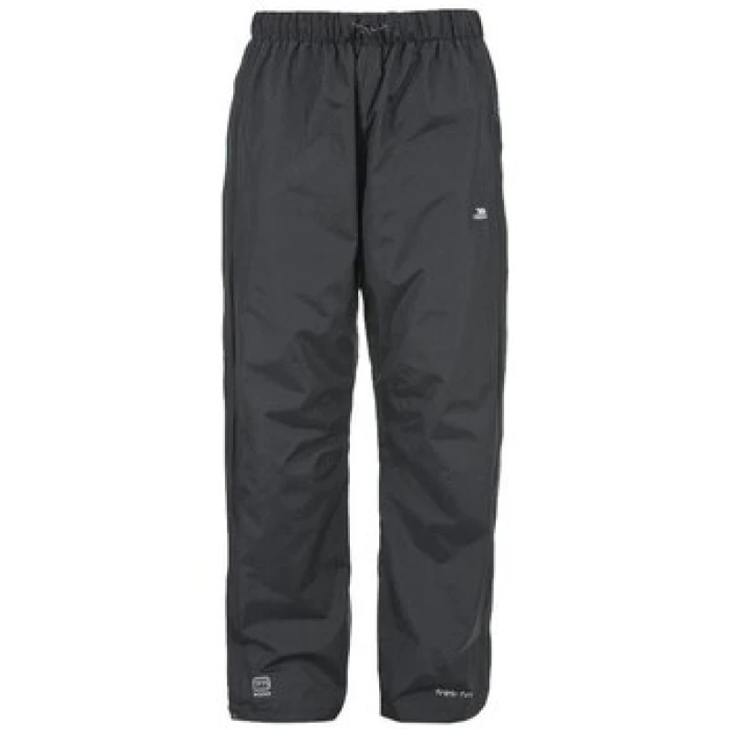 Image of Trespass Trespass Men Purnell Waterproof & Windproof Over Trousers in Black Size: X-Small Black XS Male 5054752019709