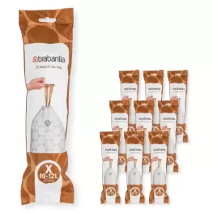 Image of PerfectFit Bags (Code X) 10-12L - 200 Bags - White