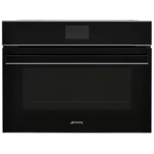 Image of Smeg Dolce Stil Novo Sf4604Wvcpnx_Bks Built-In Compact Multifunction Oven - Black Stainless Steel Effect
