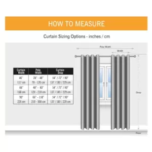 Image of Essential Living Fern Eyelet Ring Top Curtains Latte 228cm x 183cm