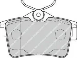 Image of Ferodo FDB4250 Brake Pad Set Rear Axle Premier Car