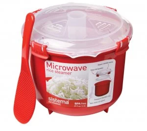 Image of Sistema Round 2.6 litre Rice Steamer White