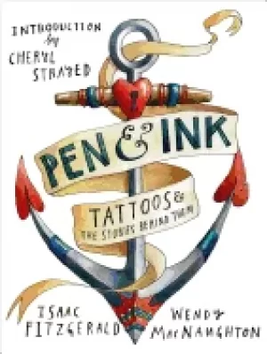 Image of pen and ink tattoos and the stories behind them