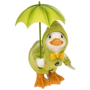 Image of Puddle Duck With Brolly Squat Ornament