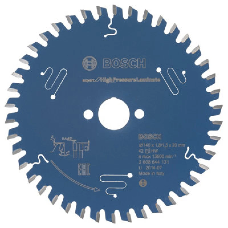 Image of Bosch Expert High Pressure Laminate Cutting Saw Blade 2608644131 Diameter: 140mm