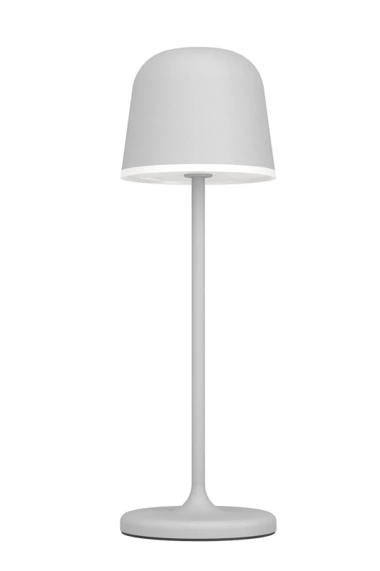 Image of EGLO Mannera Cordless Grey Indoor or Outdoor Table Lamp White