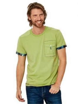 Image of Joe Browns Joe Browns Customised Tee, Green, Size XL, Men