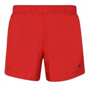 Image of Hugo Boss Logo Swim Shorts Red Size L Men