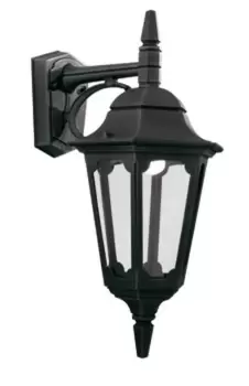 Image of Rimini 1 Light Outdoor Wall Lantern Light Black IP44, E27