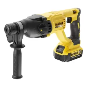 Image of DEWALT Xr 18V 4.0Ah Li-Ion Cordless Sds Drill Dch133M1-Gb