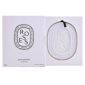Image of Diptyque Roses Scented Oval Wardrobe Air Freshener 35g