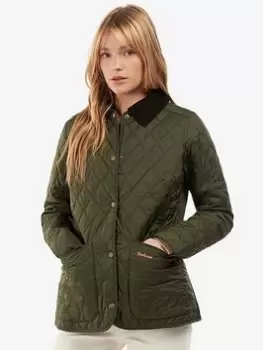 Image of Barbour Annandale Quilted Jacket - Green, Size 12, Women