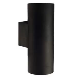 Image of Tin Maxi Up & Down Wall Lamp Black, GU10, IP54