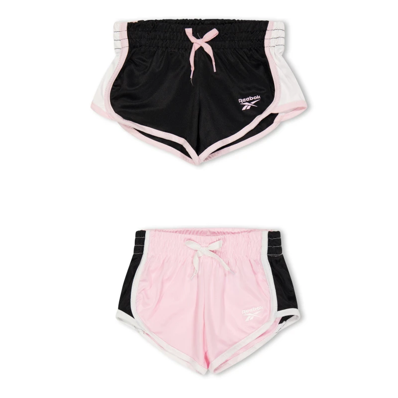 Image of Reebok Kids Jersey Jogger Shorts Pink Lady female 2-3 Yrs