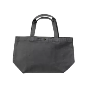 Image of Bags By Jassz Large Canvas Shopper (One Size) (Pepper Grey)