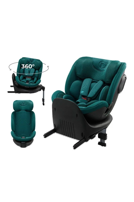 Image of Kinderkraft XRIDER 2 i-Size Car Seat For Children Up To 12 Years in Green Green Unisex