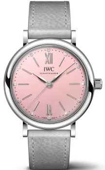 Image of IWC Watch Portofino Auto 34 Pink