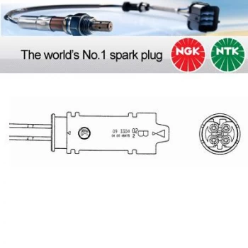 Image of 1x NGK NTK Oxygen O2 Lambda Sensor OZA522-BM1 OZA522BM1 (0053)