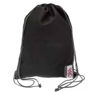 Image of Fulham FC Drawstring Bag (One Size) (Black)