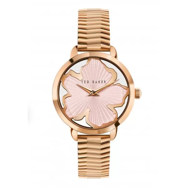 Image of Ladies Lilabel Stainless Steel Rose Gold-Tone Watch BKPLIF202