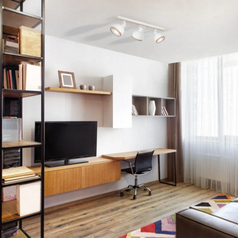 Image of Milagro Oval Contemporary Ceiling Lamp Hand Made From Quality White Metal And Fsc Accredited Wood Holds 3Xe27 Bulbs