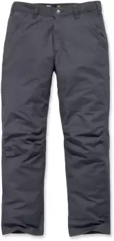 Image of Carhartt Full Swing Cryder Dungaree Pants, grey, Size 32, grey, Size 32