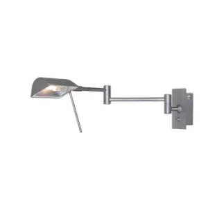 Image of Mayfair Reading Light Satin Nickel