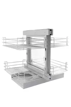 Image of Magic Corner Pull Out Kitchen Cupboard Drawers - Left Hand