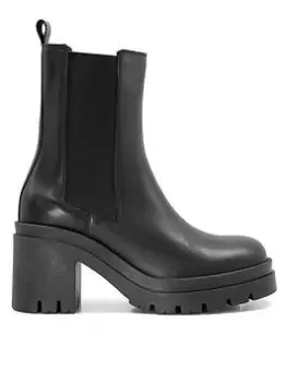 Image of Dune London Prized Heeled Palmz, Black, Size 6, Women