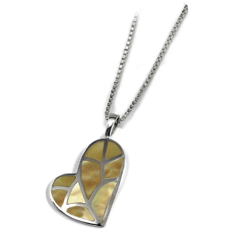 Image of Espree Espree Silver Mother of Pearl Pendant Silver One Size