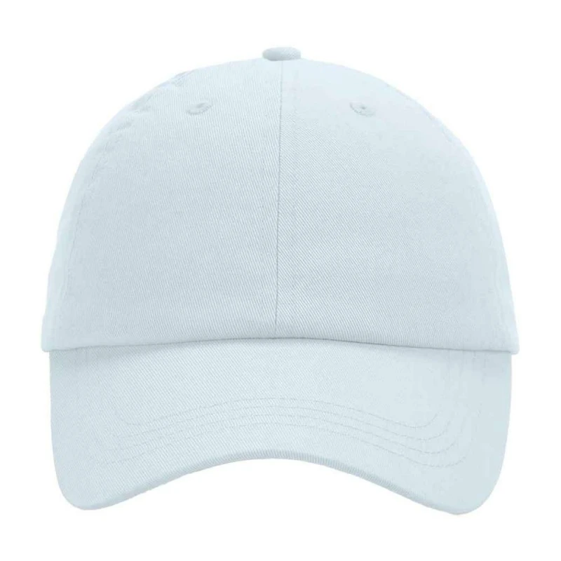 Image of Beechfield 6 Panel Low Profile Baseball Cap in Light Blue Light Blue Unisex One Size
