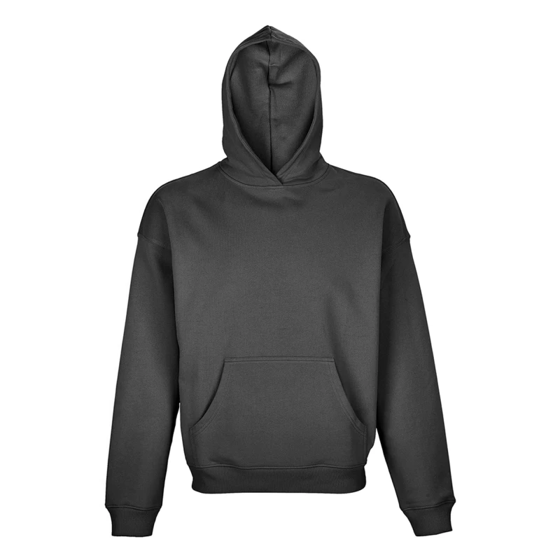 Image of SOL'S Mens Connor Oversized Hoodie in Dark Grey Size: XS Dark Grey Male XS
