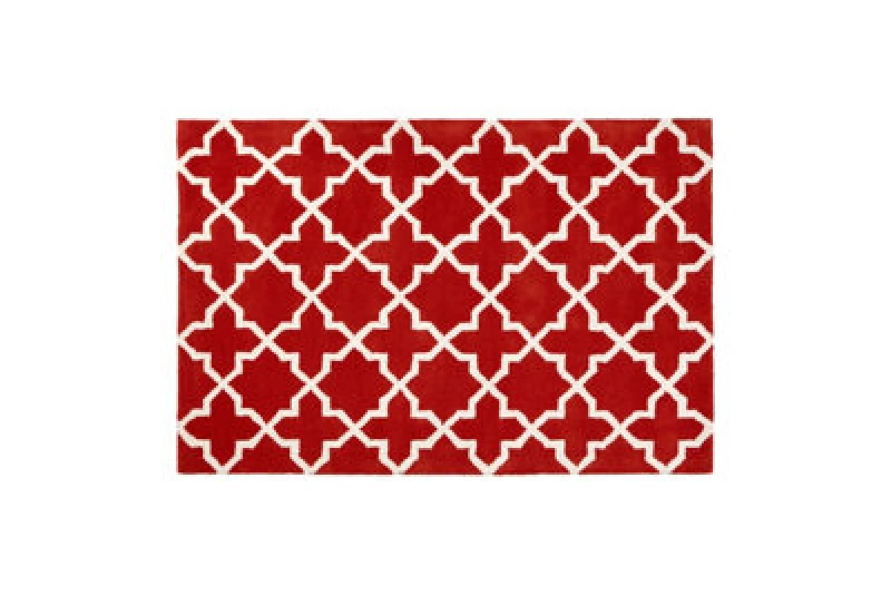 Image of Premier Housewares Large Hand Tufted Rug Orange