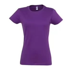 Image of SOLS Womens/Ladies Imperial Heavy Short Sleeve T-Shirt (S) (Light Purple)