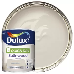 Image of Dulux Quick Dry Egyptian Cotton Satinwood Mid Sheen Paint 750ml