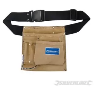 Image of Silverline (589704) Nail & Tool Pouch Belt 5 Pocket 220 x 220mm