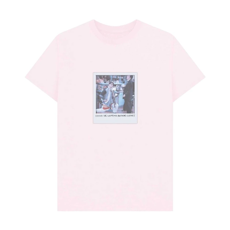 Image of Friends Mens Anymore Clothes? T-Shirt in Pink Size: Small Pink Male S