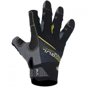 Image of Gul Cz Summer 3 Finger Glove - BLK/YELLOW