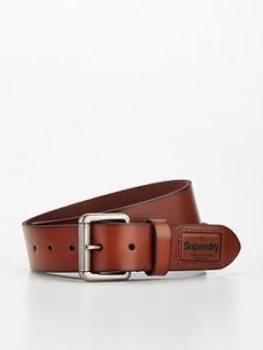 Image of Superdry Badgeman Belt, Tan, Size S, Men