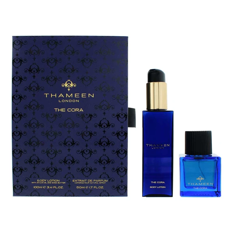 Image of Thameen The Cora 2 Piece Gift Set: Extrait De Parfum 50ml - Body Lotion 100ml