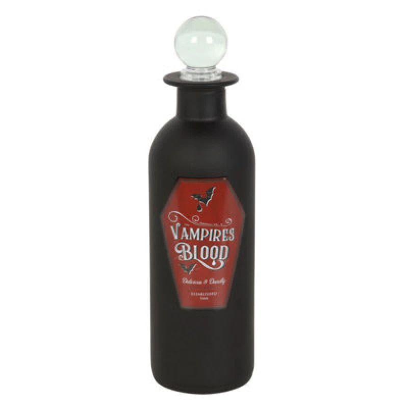 Image of Something Different Something Different Vampire Blood Potion Bottle Glass Dration in Black One Size Unisex 5063470012404