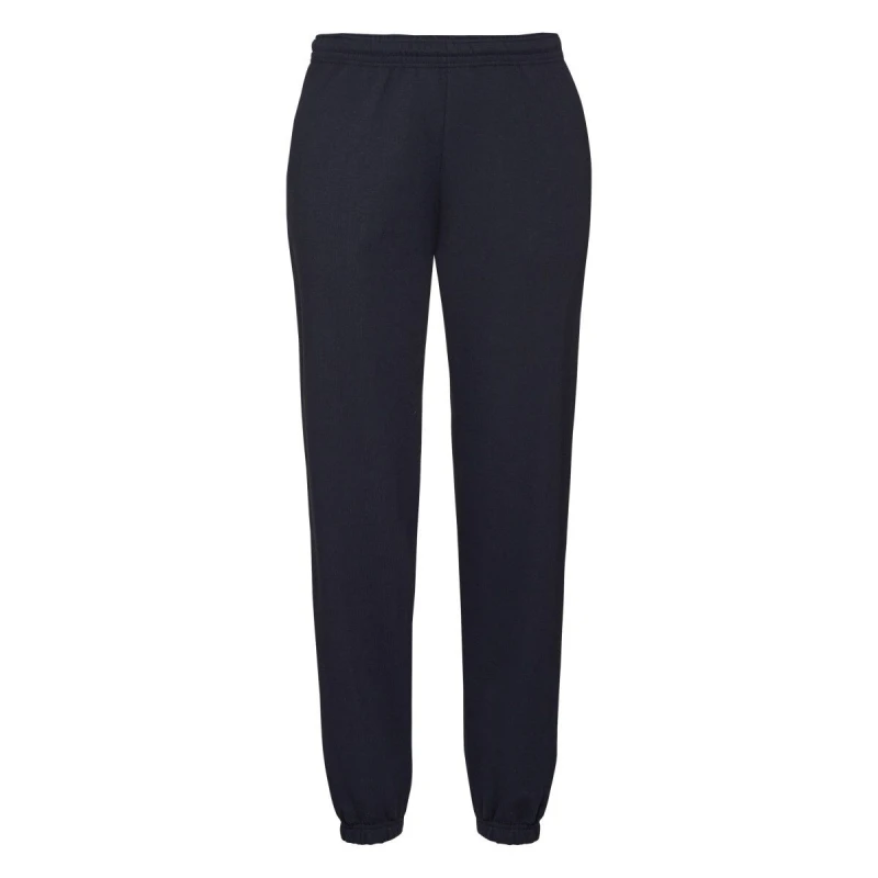 Image of Fruit Of The Loom Fruit of the Loom Men Classic Elasticated Jogging Bottoms in Mid Navy Size: X-Small Mid Navy XS Male 5063377341744