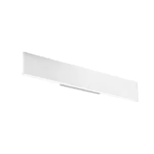 Image of Wall Light Textured White Paint & Frosted Acrylic 2 x 11W LED Module