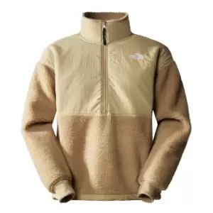 Image of The North Face M Platte High Pile Fleece 1/4 Zip Jacket, Khaki Stone